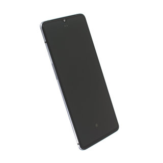 OnePlus 7T (HD1903) LCD Display, Frosted Silver, Incl. frame, 2011100084