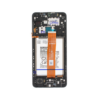Samsung Galaxy A12 (A125F) Display + Batterij, Zwart, GH82-24708A;GH82-24709A