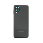 Samsung Galaxy A12 Achterbehuizing, Zwart, GH82-24487A