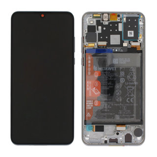 Huawei P30 Lite Display + Battery, Pearl White, 02352PJN