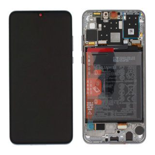 Huawei P30 Lite New Edition Display + Battery, Pearl White, 02353FQB