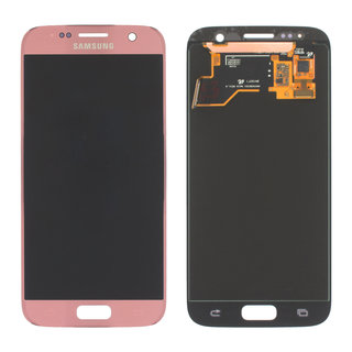 Samsung G930F Galaxy S7 LCD Display Module, Pink Gold, GH97-18523E