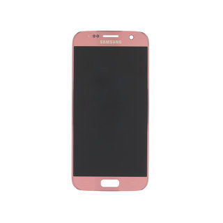 Samsung G930F Galaxy S7 LCD Display Module, Pink Gold, GH97-18523E