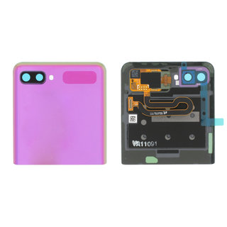 Samsung Galaxy Z Flip (F700F) Rear Display, Mirror Purple, SCLCD-SUB UB/Backcover, GH96-13380B