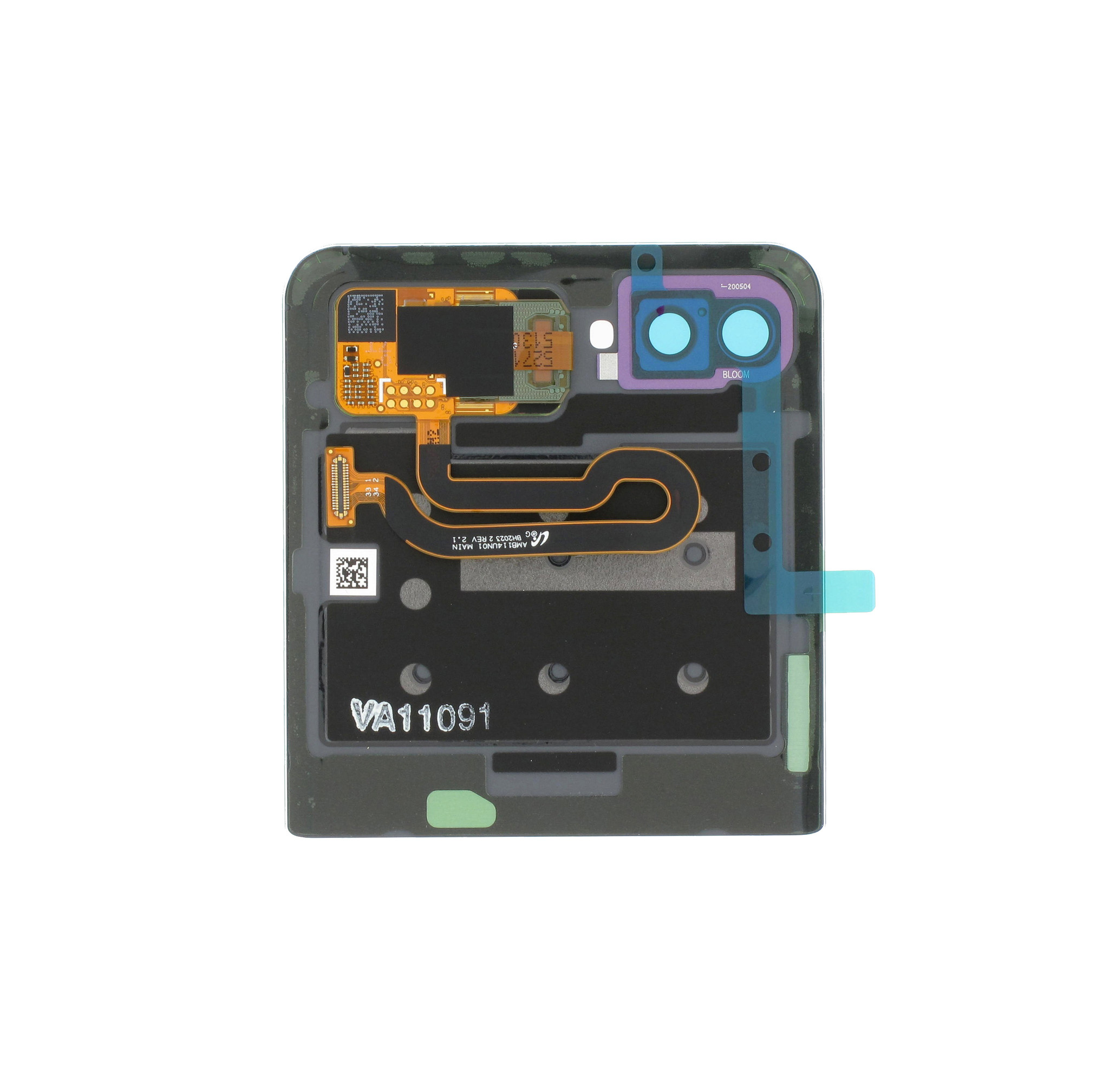 Samsung Galaxy Z Flip Rear Display Mirror Purple Sclcd Sub Ub Backcover Gh96 b Parts4gsm