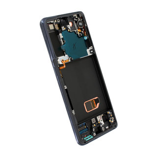 Samsung Galaxy S21 5G (G991B) Display, Phantom Gray/Grijs, Excl. Camera, GH82-27256A;GH82-27255A