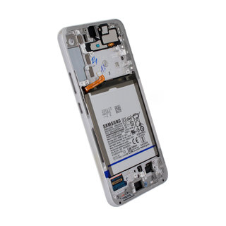 Samsung Galaxy S22+ 5G Display + Batterie, Phantom White/Weiß, GH82-27499B