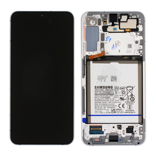 Samsung Galaxy S22+ 5G Display + Batterij, Phantom White/Wit, GH82-27499B
