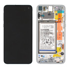 Samsung Galaxy S10e Display + Batterie, Prism White/Weiß, GH82-18843B