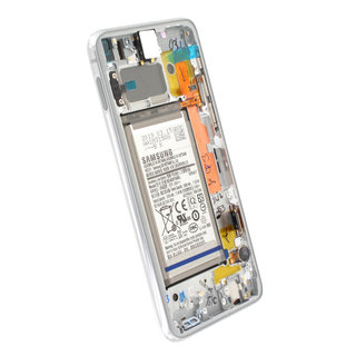 Samsung Galaxy S10e Display + Batterie, Prism White/Weiß, GH82-18843B