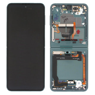 Samsung Galaxy Z Flip3 5G (F711B) Display, Grün, (Excl. Camera), GH82-27244C