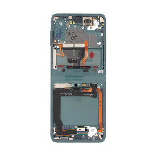 Samsung Galaxy Z Flip3 5G (F711B) Inner Display (MAIN LCD) Incl. Frame, Green, GH82-27244C;GH82-27243C