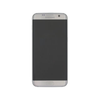 Samsung Galaxy S7 Edge Display + Batterie, Silber, GH82-13360A