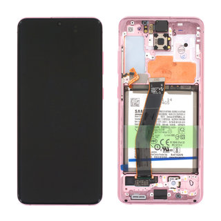 Samsung Galaxy S20 5G Display + Batterij, Cloud Pink/Roze, GH82-22127C
