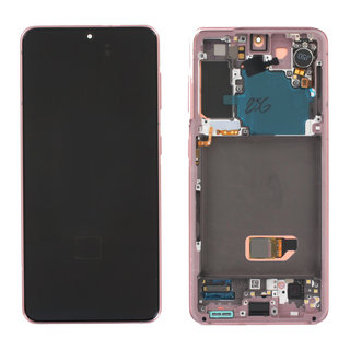 Samsung Galaxy S21 5G (G991B) Display, Phantom Pink, Excl. Camera, GH82-27256D;GH82-27255D