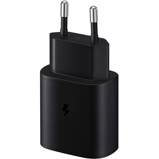 Samsung USB-C Ladegerät + USB-C auf USB-C Kabel, Schwarz, 25W (EP-TA800XBEGWW) | Blisterpackung