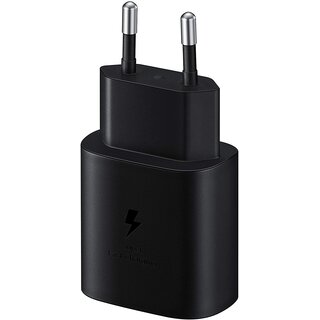 Samsung USB-C Charger, EP-TA800NBEGEU, Black, 25W - Blister Packaging