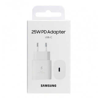 Samsung USB-C Ladegerät, EP-TA800NWEGEU, Weiß, 25W - Blisterpackung