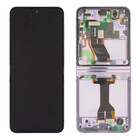 Samsung Galaxy Z Flip5 (F731B) Inneres Display (MAIN/Inner LCD) Incl. Frame, Lavender/Lila, GH82-31827C;GH82-31828C