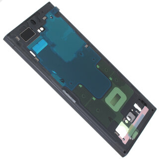 Samsung Galaxy S23 Ultra Mittel Gehäuse für Display, Phantom Black/Schwarz, GH96-15833A