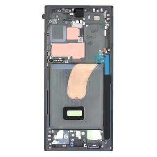 Samsung Galaxy S23 Ultra Mittel Gehäuse für Display, Grün, GH96-15833C