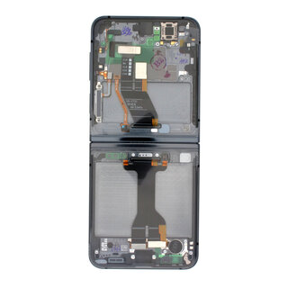 Samsung Galaxy Z Flip5 (F731B) Inneres Display (MAIN/Inner LCD) Incl. Frame, Graphite/Schwarz, GH82-31827A;GH82-31828A