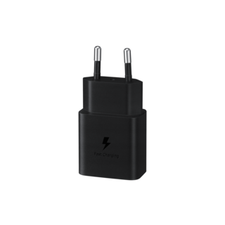 Samsung Samsung USB-C Charger + USB-C to USB-C Cable, EP-T1510XBEGEU, 1M, 3A, 15W, Black, Blister Packaging, 8806092709843;EP-T1510XBEGEU
