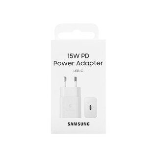 Samsung USB-C Charger, EP-T1510NWEGEU, 15W, White, Blister Packaging, 8806092709850;EP-T1510NWEGEU