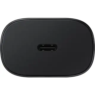 Samsung USB-C Charger + USB-C to USB-C Kabel, Black, 25W (EP-TA800XBEGWW) | Blister Packaging