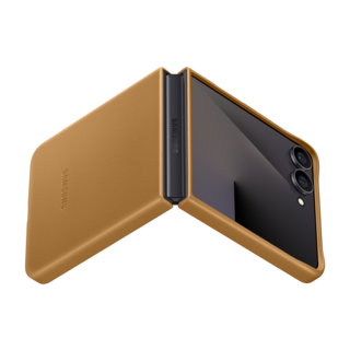 Samsung Galaxy Z Flip7 (F766B) Kindsuit Telefoonhoesje, EF-VF766PAEGWW, Camel/Bruin, Blisterverpakking, 8806097466512;EF-VF766PAEGWW