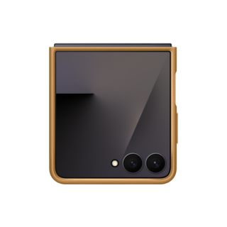 Samsung Galaxy Z Flip7 (F766B) Kindsuit Phone Case, EF-VF766PAEGWW, Camel/Brown, Blister Packaging, 8806097466512;EF-VF766PAEGWW