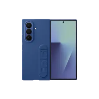 Samsung Galaxy Z Fold7 (F966B) Siliconen Telefoonhoesje, EF-MF966CNEGWW, Blauw, Blisterverpakking, 8806097469223;EF-MF966CNEGWW