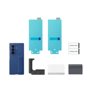 Samsung Galaxy Z Fold7 (F966B) Siliconen Telefoonhoesje, EF-MF966CNEGWW, Blauw, Blisterverpakking, 8806097469223;EF-MF966CNEGWW