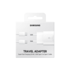 Samsung USB-C Oplader, EP-TA800NWEGEU, Wit, 25W - Blister Verpakking