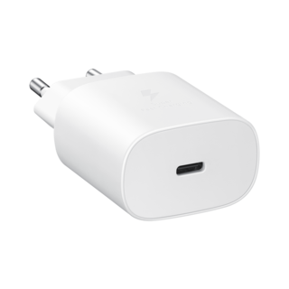 Samsung USB-C Charger, EP-TA800NWEGEU, White, 25W - Blister Packaging