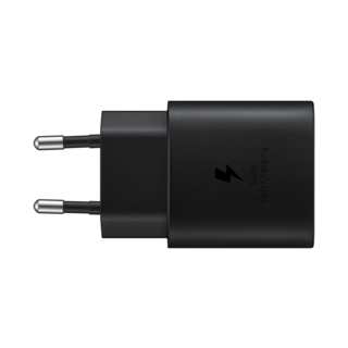 Samsung USB-C Charger, EP-TA800NBEGEU, Black, 25W - Blister Packaging