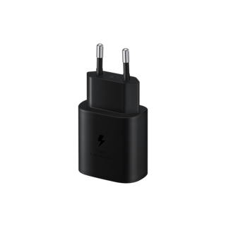 Samsung USB-C Charger, EP-TA800NBEGEU, Black, 25W - Blister Packaging