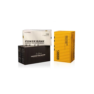 Wopow Powerbank mit 6 USB-Ports (2× USB-C + 4x USB-A), PD35, 50.000mah, 22.5W, Schwarz, 6933185721955