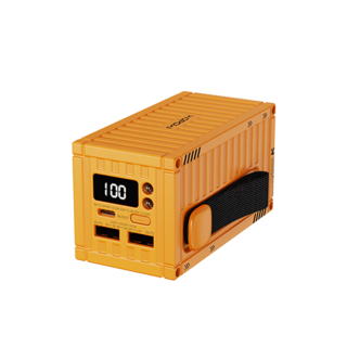 Wopow Powerbank mit 3 USB-Ports (1× USB-C + 2x USB-A), PD32, 20.000mah, 22.5W, Orange, 6933185722952