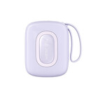 Wopow Powerbank mit integriertem USB-C- & Lightning-Kabel, SQ63, 10.000mah, 22.5W, Lila, 6933185735716