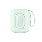 Wopow Powerbank met ingebouwde USB-C & Lightning Kabels, SQ63, 10.000mah, 22.5W, Groen, 6933185735709