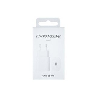 Samsung USB-C Oplader, EP-TA800NWEGEU, 3A, 25W, Wit, Blisterverpakking, 8806094899511;EP-T2510NWEGEU