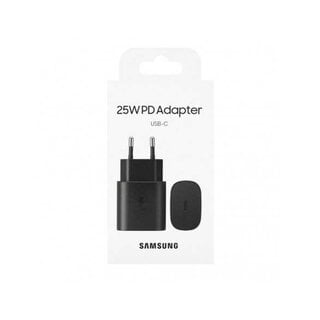 Samsung USB-C Ladegerät, EP-TA800NWEGEU, 3A, 25W, Schwarz, Blisterverpackung, 8806094899528;EP-T2510NBEGWW