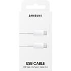 Samsung USB-C auf USB-C Kabel, EP-DN975BWE, 1m, 5A, Weiß, Blisterverpackung, 8806090144059;EP-DN975BWEGWW