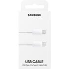 Samsung USB-C naar USB-C Kabel, EP-DN975BWE, 1m, 5A, Wit, Blisterverpakking, 8806090144059;EP-DN975BWEGWW