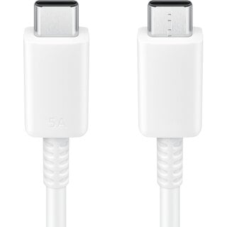 Samsung USB-C to USB-C Cable, EP-DN975BWE, 1m, 5A, White, Blister Packaging, 8806090144059;EP-DN975BWEGWW