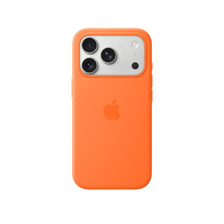 Apple iPhone 17 Pro Silicone Case with MagSafe , Orange, MGFE4ZM/A