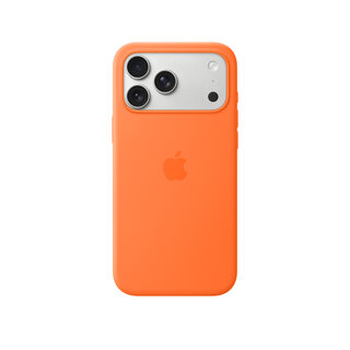 Apple iPhone 17 Pro Max Silikon Case mit MagSafe, Orange, MGFL4ZM/A