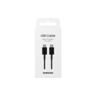 Samsung USB-C to USB-C Cable, EP-DX310JBEGEU, 1,8M, 5A, Black, Blister Packaging, 8806094257564;EP-DX310JBEGEU
