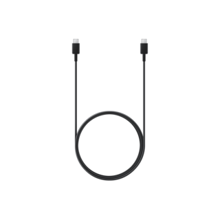 Samsung USB-C to USB-C Cable, EP-DX310JBEGEU, 1,8M, 5A, Black, Blister Packaging, 8806094257564;EP-DX310JBEGEU